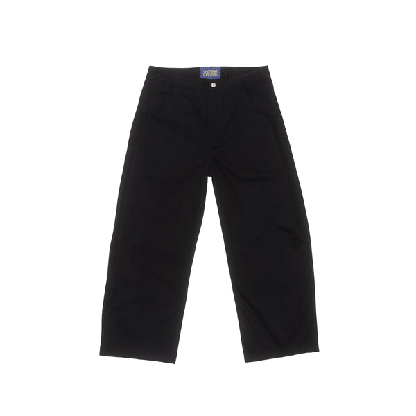 Side Pleat Work Pant - Black