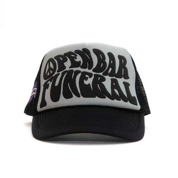 MF "Peace" Trucker Hat - Vintage Black