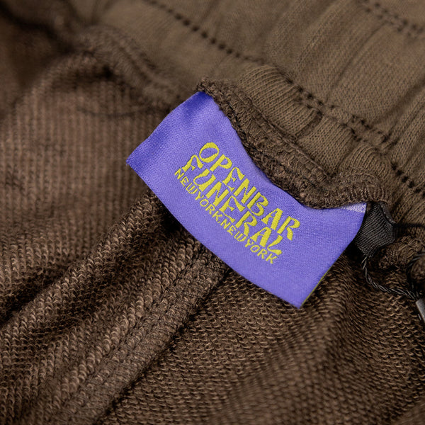 Pleated Lounge Pant - Brown