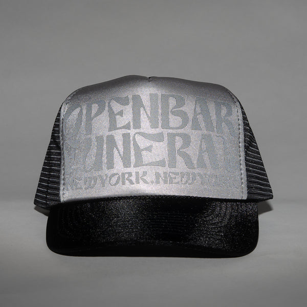Jazz Trucker Hat - Black/Metalic/3M