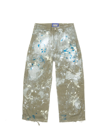 Side Pleat Work Pant - PHILLLLLTHY Olive