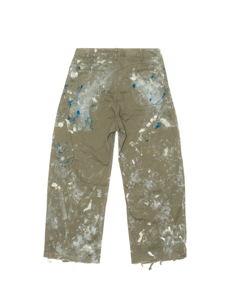 Side Pleat Work Pant - PHILLLLLTHY Olive