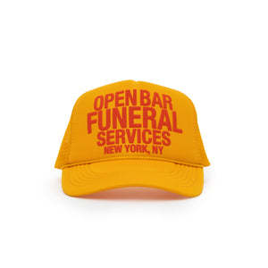 Services Trucker Hat - Yellow/Orange