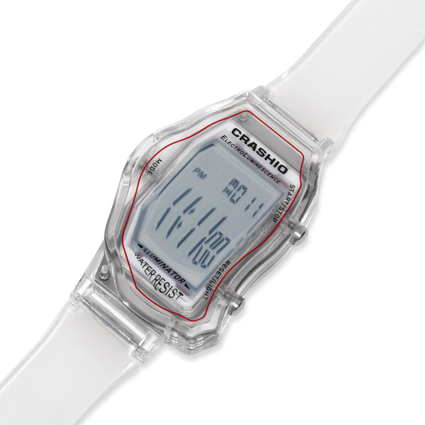 CRASHIO v2 - CLEAR/CLEAR/RED
