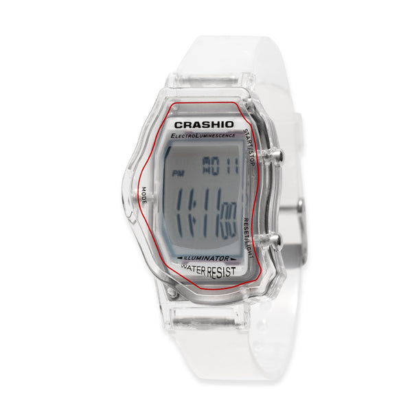 CRASHIO v2 - CLEAR/CLEAR/RED