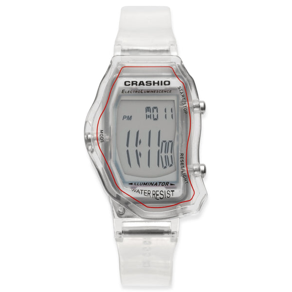 CRASHIO v2 - CLEAR/CLEAR/RED