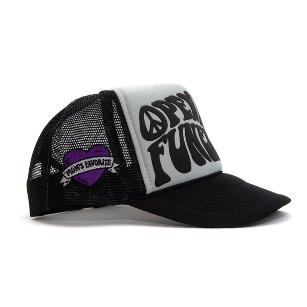 MF "Peace" Trucker Hat - Vintage Black