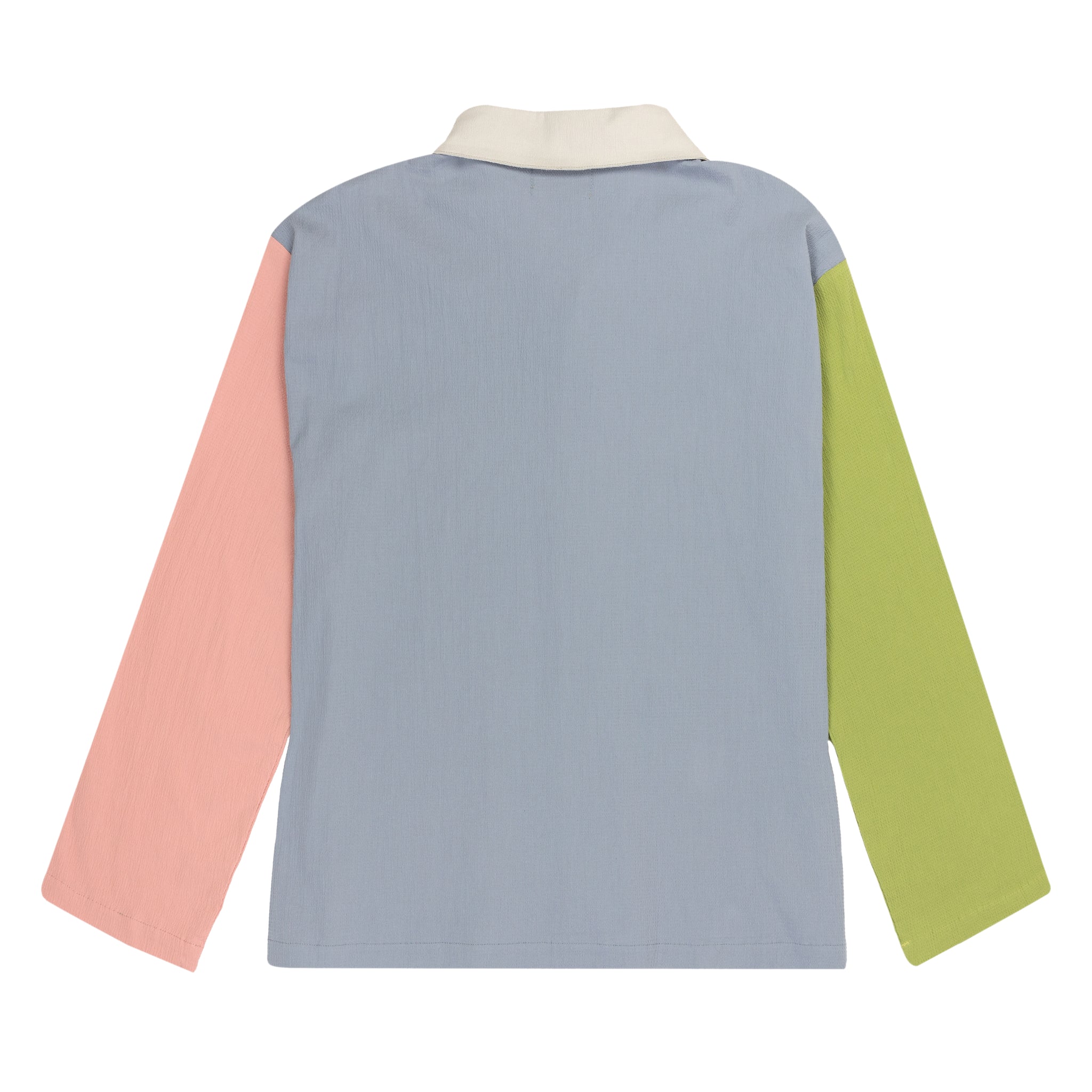 【KOOLOSET】Haruka Seersucker Three Quarter Shirt VINTAGE IVY BUTTON-DOWN BLUE SEERSUCKER STRIPE – Kamakura