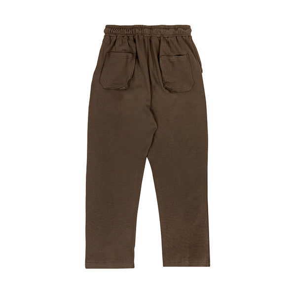 Pleated Lounge Pant - Brown