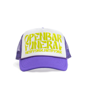 Jazz Trucker Hat - Purple/Lime